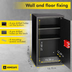 Safe Box with Key Lock Money