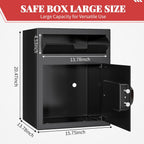 Safes for Home Digital Large Box 43L Security