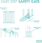 Safety Easy Step Baby Gate for Doorways Bottom