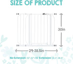 Safety Easy Step Baby Gate for Doorways Bottom