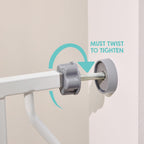 Safety Easy Step Baby Gate for Doorways Bottom