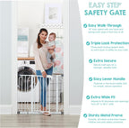Safety Easy Step Baby Gate for Doorways Bottom