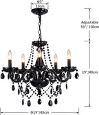 Saint Mossi Crystal Chandelier 5 Light Dining Fixture