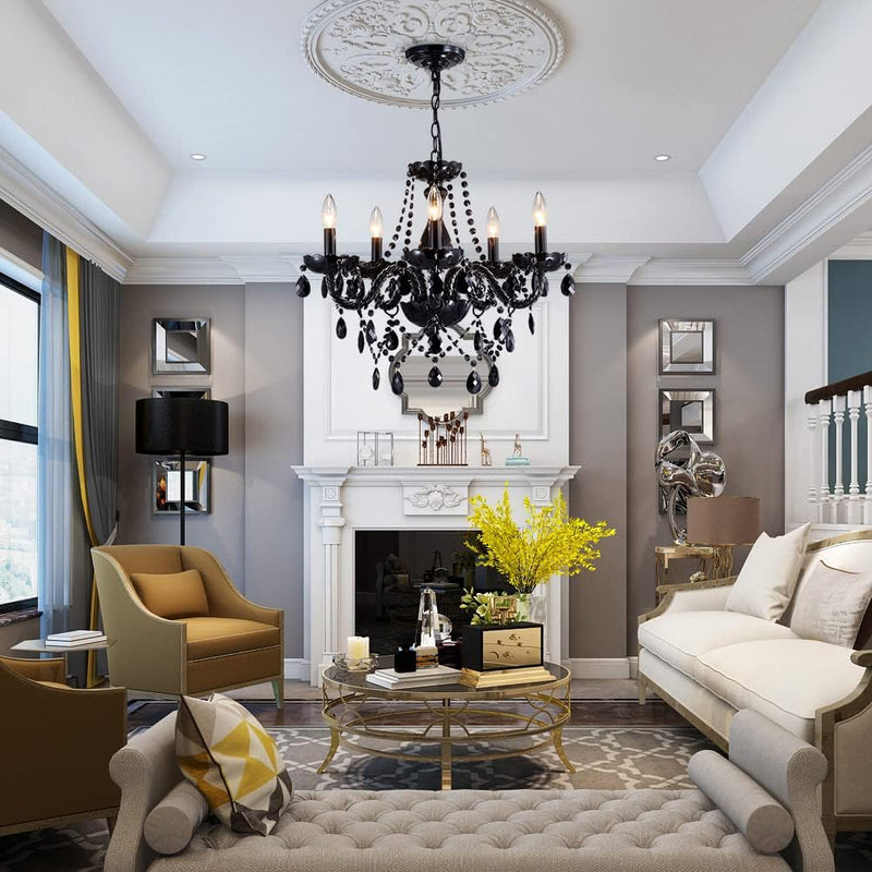 Saint Mossi Crystal Chandelier 5 Light Dining Fixture