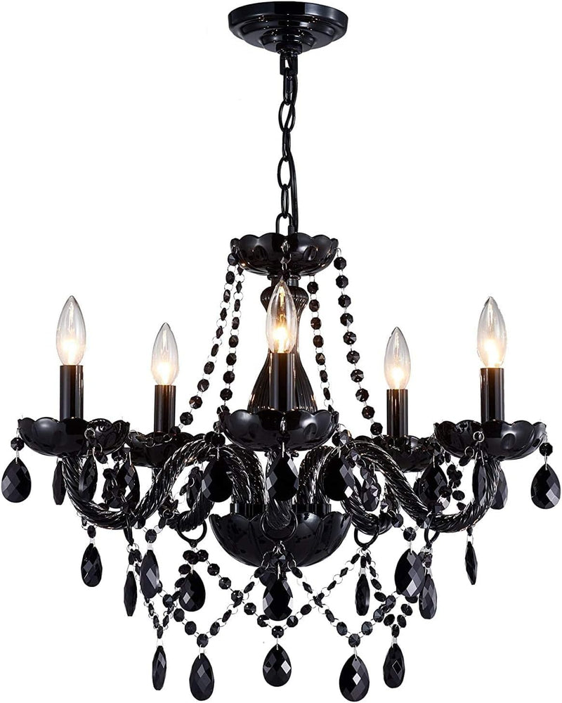 Saint Mossi Crystal Chandelier 5 Light Dining Fixture
