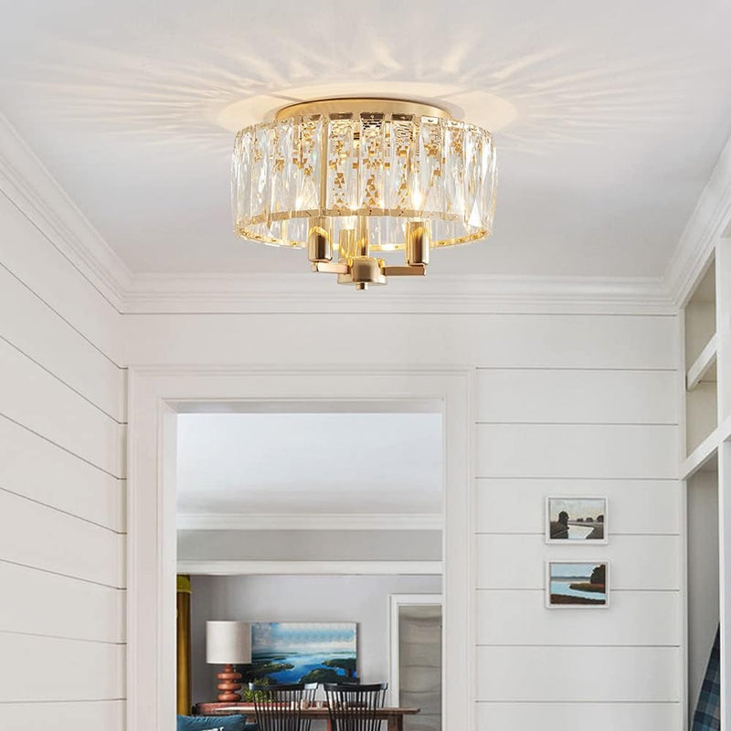 Saint Mossi K9 Crystal Flush Mount Ceiling Light