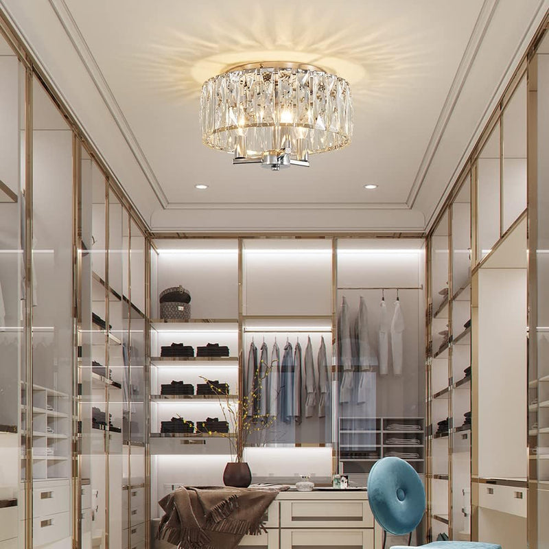 Saint Mossi K9 Crystal Flush Mount Ceiling Light