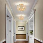 Saint Mossi K9 Crystal Flush Mount Ceiling Light