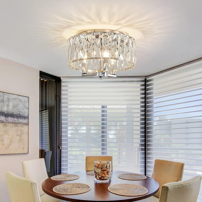Saint Mossi K9 Crystal Flush Mount Ceiling Light