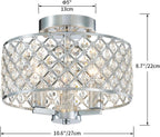 Saint Mossi K9 Crystal Flush Mount Ceiling Light