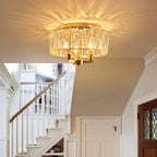 Saint Mossi K9 Crystal Flush Mount Ceiling Light
