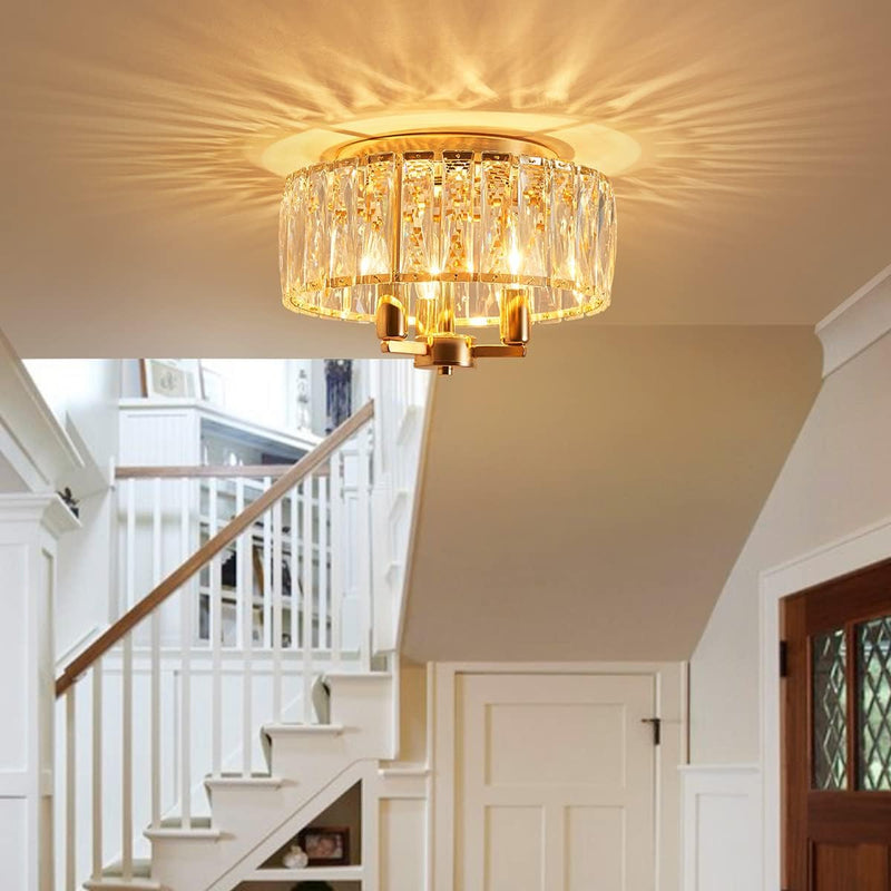 Saint Mossi K9 Crystal Flush Mount Ceiling Light
