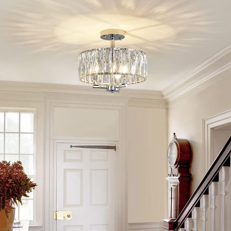 Saint Mossi K9 Crystal Flush Mount Ceiling Light