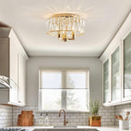 Saint Mossi K9 Crystal Flush Mount Ceiling Light