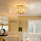 Saint Mossi K9 Crystal Flush Mount Ceiling Light