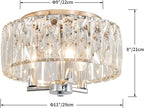 Saint Mossi K9 Crystal Flush Mount Ceiling Light