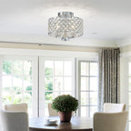 Saint Mossi K9 Crystal Flush Mount Ceiling Light
