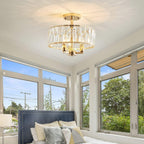 Saint Mossi K9 Crystal Flush Mount Ceiling Light