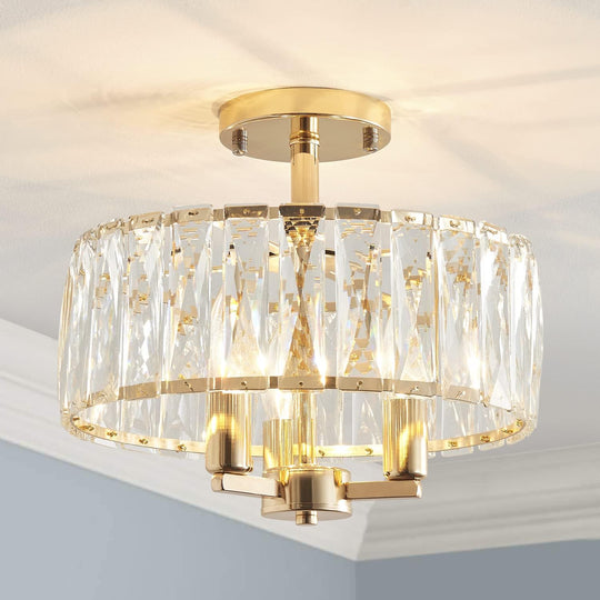 Saint Mossi K9 Crystal Flush Mount Ceiling Light