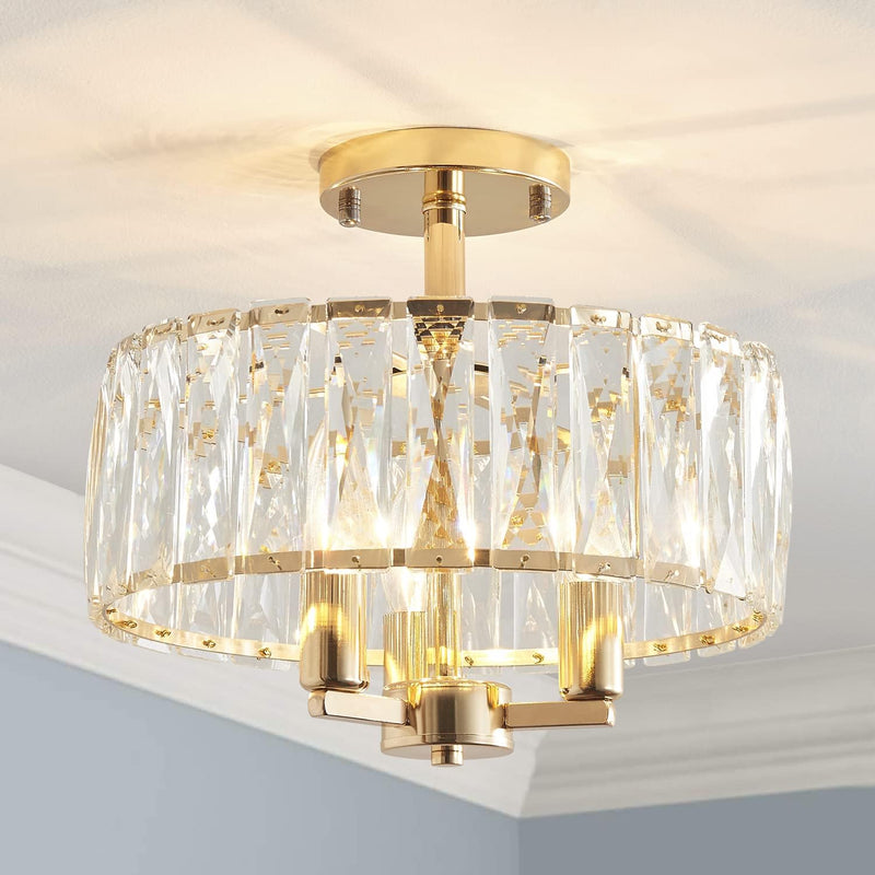 Saint Mossi K9 Crystal Flush Mount Ceiling Light