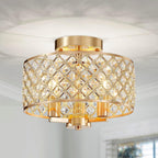 Saint Mossi K9 Crystal Flush Mount Ceiling Light