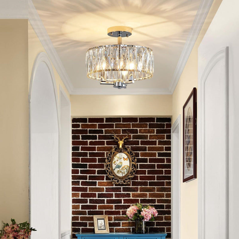 Saint Mossi K9 Crystal Flush Mount Ceiling Light