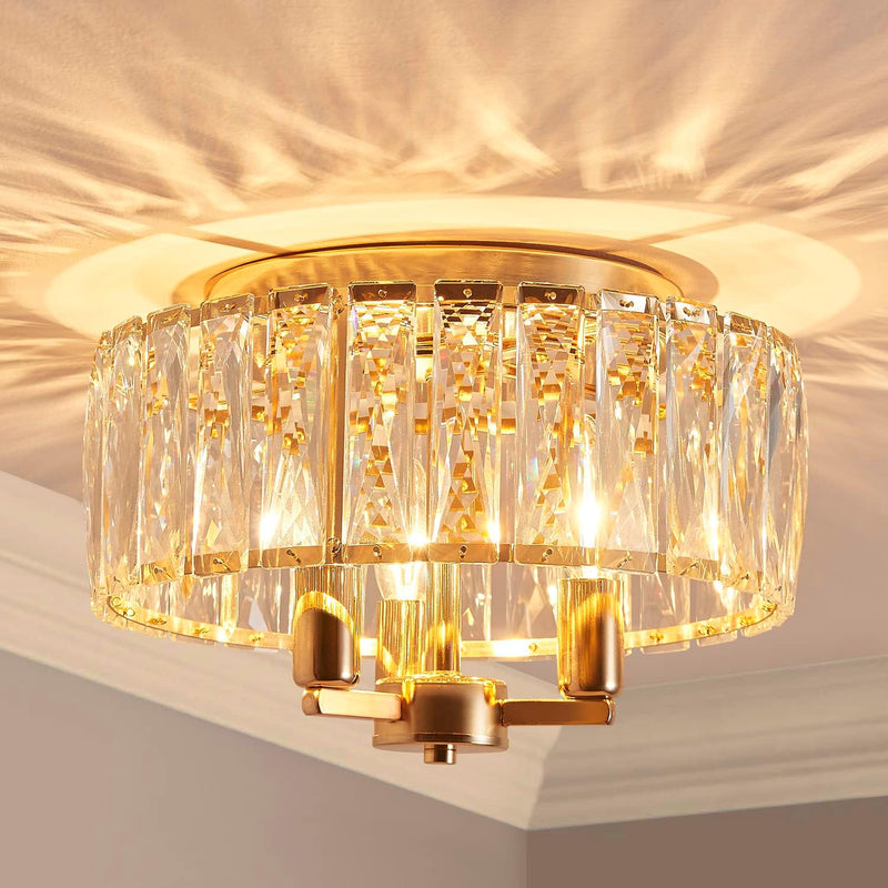 Saint Mossi K9 Crystal Flush Mount Ceiling Light