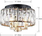 Saint Mossi K9 Crystal Flush Mount Ceiling Light