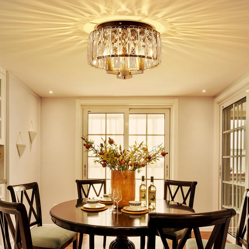 Saint Mossi K9 Crystal Flush Mount Ceiling Light