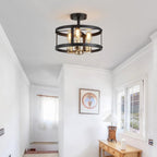 Saint Mossi Vintage Semi Flush Mount Ceiling Light