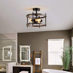 Saint Mossi Vintage Semi Flush Mount Ceiling Light