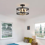 Saint Mossi Vintage Semi Flush Mount Ceiling Light