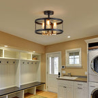 Saint Mossi Vintage Semi Flush Mount Ceiling Light