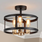 Saint Mossi Vintage Semi Flush Mount Ceiling Light