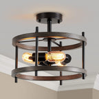Saint Mossi Vintage Semi Flush Mount Ceiling Light