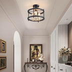 Saint Mossi Vintage Semi Flush Mount Ceiling Light