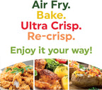 Crisp Go Portable Air Fryer Interchangeable Viewing 4L