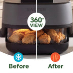 Crisp Go Portable Air Fryer Interchangeable Viewing 4L