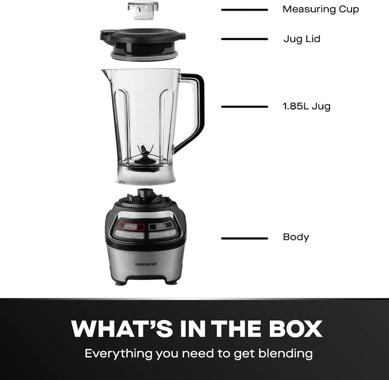 Samurai Power Blend Pro 1200W Jug Blender Ice