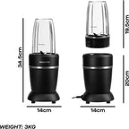 Samurai Power Blend Pro 1200W Jug Blender Ice