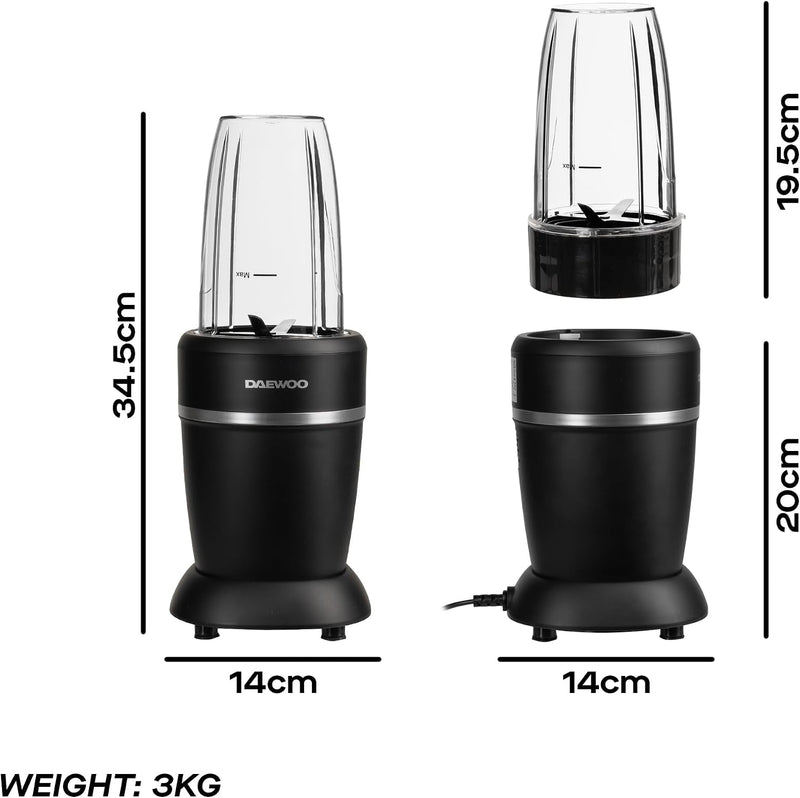 Samurai Power Blend Pro 1200W Jug Blender Ice