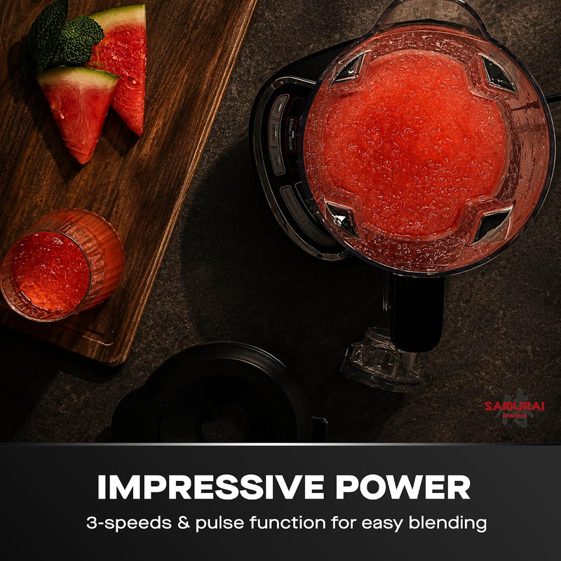 Samurai Power Blend Pro 1200W Jug Blender Ice