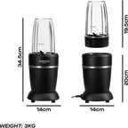 Samurai Ultra Blend Pro 1000W Personal Blender On-The-Go