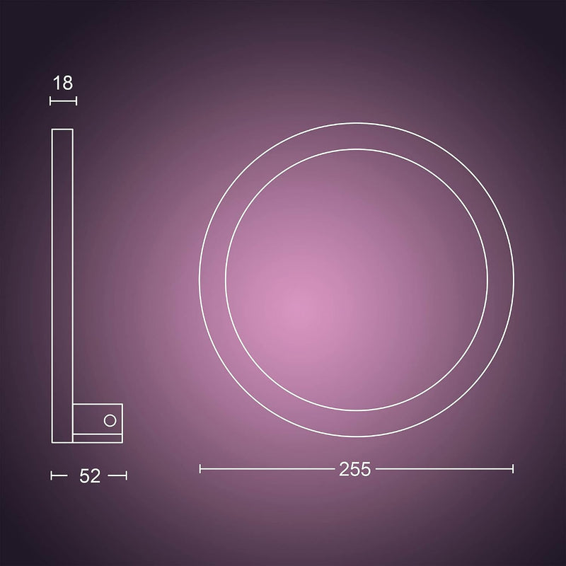 Sana and Colour Ambiance Smart Wall Light LED