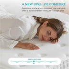 Sana Breeze Mattress 10-Inch Gel Memory Foam 9-Zone