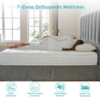 Sana Breeze Mattress 10-Inch Gel Memory Foam 9-Zone