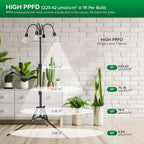 Grow Lights for Indoor Plants 120W 4-Head Full
