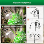 Grow Lights for Indoor Plants 120W 4-Head Full