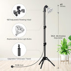 Grow Lights for Indoor Plants 120W 4-Head Full