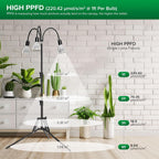 Grow Lights for Indoor Plants 120W 4-Head Full